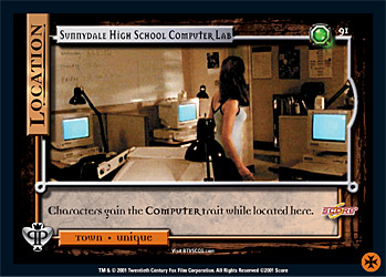 #91 Sunnydale High School Computer Lab